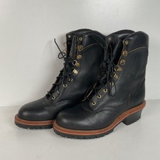 Vintage Chippewa Super Logger Boots | Soft Toe | USA Made | Men’s 10.5 EE picture