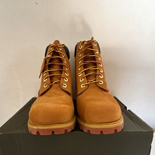 Timberland Premium Men's Wheat Nubuck Lace-Up 6 inch Waterproof,Round Toe Boots picture