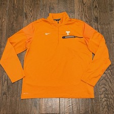 Tennessee Volunteers Vols Mens Nike Dri-Fit Longsleeve Pullover Shirt Size Large picture