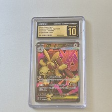 Pokemon CGC 10 Mega Lopunny ex 100/080 M2 Inferno X Super Rare Holo JP 2025 picture