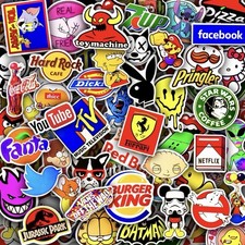 (2 Pack) Random Sticker Pack  Mystery Phone Laptop Etc. (2 Stickers) picture