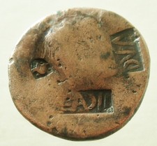 Fascinating Countermarks  Antioch. Augustus 27 BC-14 AD AE As picture