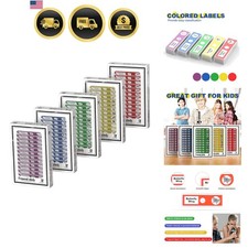 Plastic Prepared Microscope Slides for Kids, 60pcs Animals Insects Plants Flo... picture