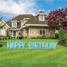 VictoryStore Mint Green Sparkle EZ Happy Birthday Display Glitter Decor 19877 picture