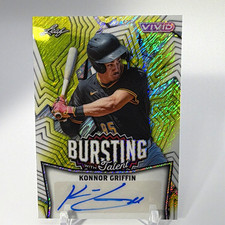 2025 Leaf Vivid - Konnor Griffin - Bursting with Talent Auto 🔥1 of 1 🔥 TA-KG1 picture