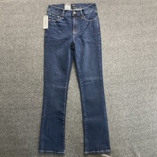 Express Jeans Womens Size 6 Blue Bootcut Mid Rise 5 Pocket Stretch Denim NEW NWT picture