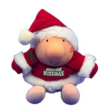 VTG 1975 American Greeting Ziggy Christmas Plush Doll 7” Merry Kissmas Classic picture
