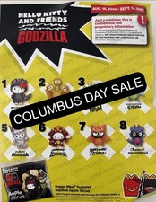 2026 McDONALD'S Hello Kitty X Godzilla HAPPY MEAL TOYS Singles picture