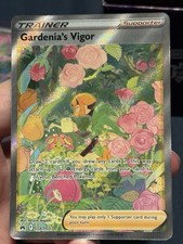 Pokemon Gardenia’s Vigor GG61/GG70 Crown Zenith Galarian Gallery Holo picture