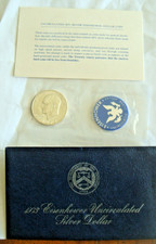 1973 S U.S. Eisenhower Silver Dollar Uncirculated OGP/COA PRICE EACH picture