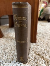 Antique 1890s Morning by Morning C.H. Spurgeon Devotional American Tract Society picture