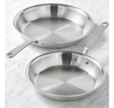 Made In Stainless-Steel Fry Pan, Set of 2 - Size: 10