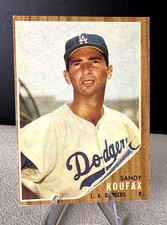 1962 Topps Baseball LA Dodgers Legend and HOFer SANDY KOUFAX Card #5 picture