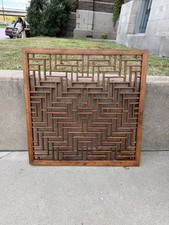 Antique 19th Century Chinese Hardwood Dividing Screen picture