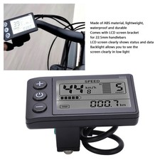 E-Bike S866 LCD Display Meter 24V 36V 48V Control Panel with Waterproof Plug picture