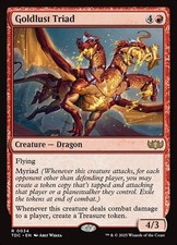 Goldlust Triad 0034 Non Foil Rare Tarkir Dragonstorm Commander MTG NM picture