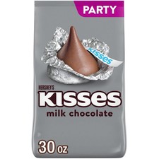 HERSHEY'S KISSES Milk Chocolate Candy Bulk Party Pack, 30 Ounce (Pack of 1) picture