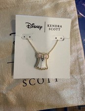 Disney Parks 2026 WDW Kendra Scott Ghost Necklace Minnie Ghost New picture