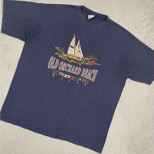 Vintage 90s old orchard beach Maine T-shirt picture