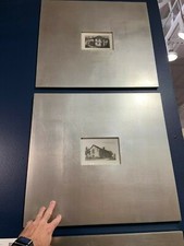 FOUR  ARCHITECTURAL HISTORICAL BUILDINGS FRAMED PRINTS ART WIDE FRAMES  41295 picture