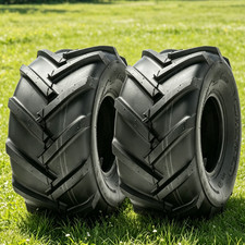 2-Pack 24x12.00-12 Lawn Mower Tires 24x12x12 4PR Heavy Duty 24x12-12 TL Replace picture