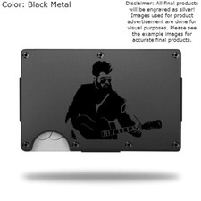 Custom GEORGE MICHAEL 1963-2016 Laser Engraved Wallet - Pick A Wallet Color picture