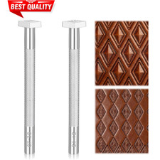 Leather Stamps, 2 Pack Professional Leather Stamping Tools for Working Craft picture