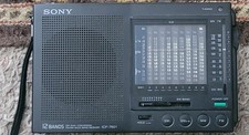 Sony ICF-7601 FM/MW/SW/ 12 Band Shortwave Radio - Does work picture