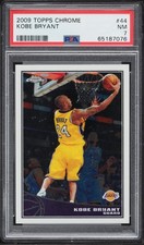 2009 TOPPS CHROME KOBE BRYANT #/999 PSA 7 NM #44 picture