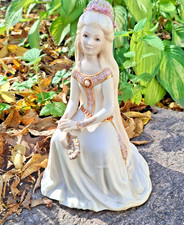 Vintage  1970s Cybis Rapunzel Porcelain Girl Figurine 7.5” R picture