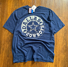 90s Hanes Heavyweight Blue Dallas Cowboys NFL Football T-Shirt, Men's XL picture