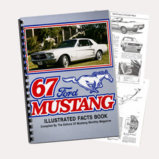 1967 Ford Mustang Illustrated Facts Book Vintage Specs History Reference 30 Page picture