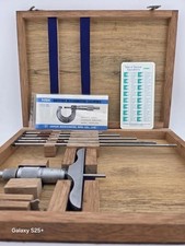 Vintage NSK 712-408 Depth Micrometer 0-6