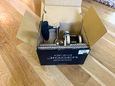 Shimano Ocea Jigger 4000HG Lever Drag RH Conventional Reel 5.1:1 8+1 Silver picture