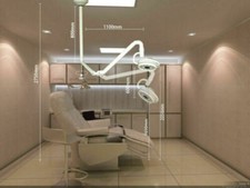 Dental 800mm Ceiling-Mounted 36W LED Exam Light Shadowless Surgical Lamp FDA US picture