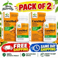 2Packs Terry Naturally CuraMed Superior Absorption 750mg - 240 Count- US STOCK picture