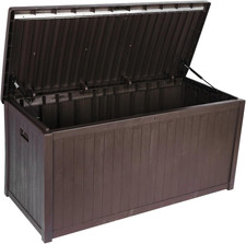 Large Outdoor Storage Box Waterproof Lockable Storage Bench picture