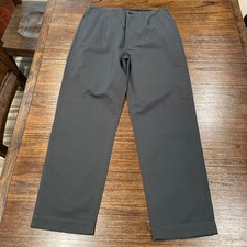 NWT Madewell Pleated Chino Pants 33x30.5 Twill Gray Workwear Office Relaxed picture