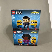 LEGO Brickheadz Lot Minions 40420 40421 Stuart Gru Otto Belle Bottom Kevin Bob picture