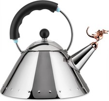 Alessi Tea Rex Kettle in Stainless Steel With Prehistoric Reptilian Whistle picture
