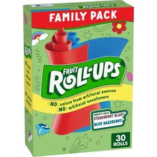 Fruit Roll-Ups Gluten Free Fruit Flavored Snacks, Variety Pack, (30 Count) picture