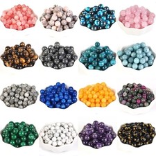 Natural Gemstone Beads Round Jewelry Making Strand Healing 4mm 6mm 8mm 10mm 12mm picture