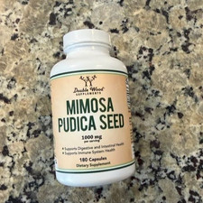 Mimosa Pudica Seed Capsules (180 Capsules, 3 Month 180 Count 1-Pack exp 04-2028 picture