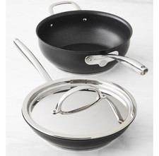 Williams Sonoma Thermo-Clad Nonstick 3-Piece Cookware Set picture