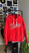 Maybe Crazy Wendy's Red Pullover Hoodie with Chenille Logo picture