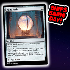 Mana Vault - Custom Art Magic: The Gathering Playtest Card - Commander EDH picture