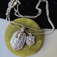 Brighton Devotion Honor Above All Truth Liberty Pendant Chain Necklace 34
