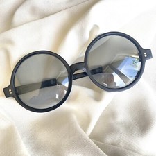 VTG COOL-RAY POLAROID 180 SUN SIREN BLACK FRAME SMOKY LENS SUNGLASSES Round picture