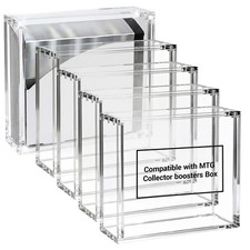 5PCS Acrylic Magnetic Display Case Storage Box For MTG Collector Boosters Boxes picture