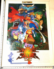 VAMPIRE SAVIOR Darkstalkers BIG Arcade Promo Poster Display 1997 CAPCOM B1 RARE picture